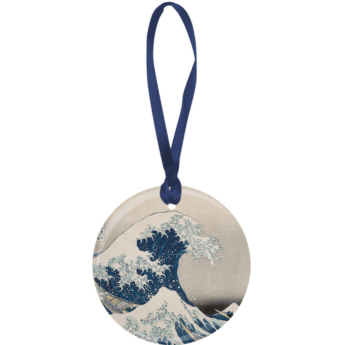 Hokusai’s “Great Wave Off Kanagawa” Porcelain Ornament