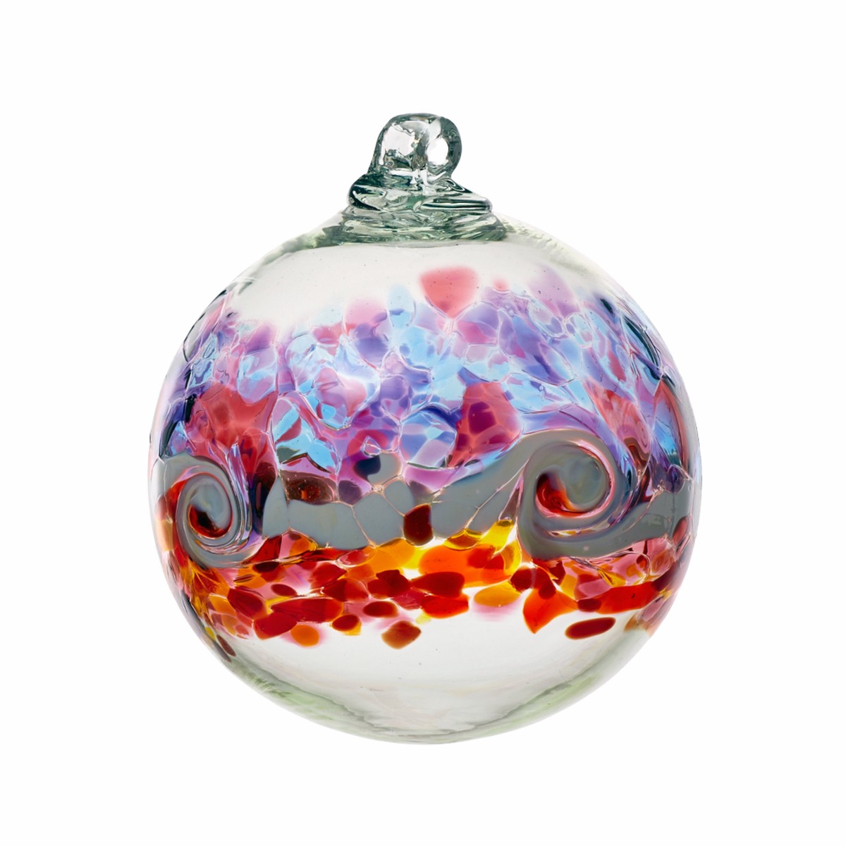 Large Color Wave Orb: Summer Sunset