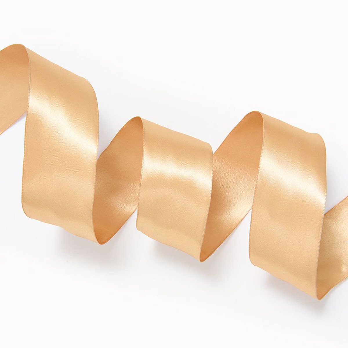 Satin Gold Wired Ribbon 2″ 10YD