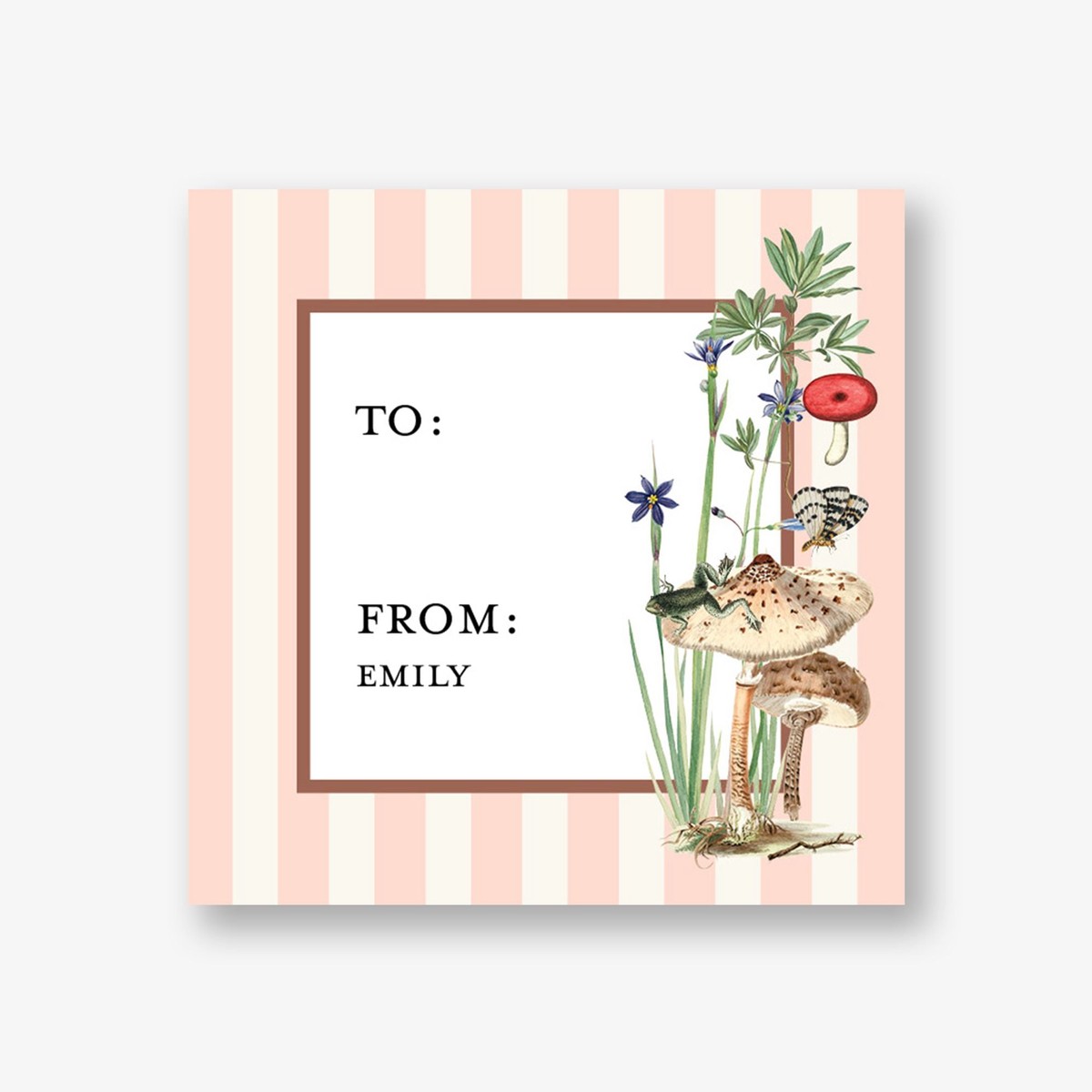 Woodland Curios Custom Gift Tag Label