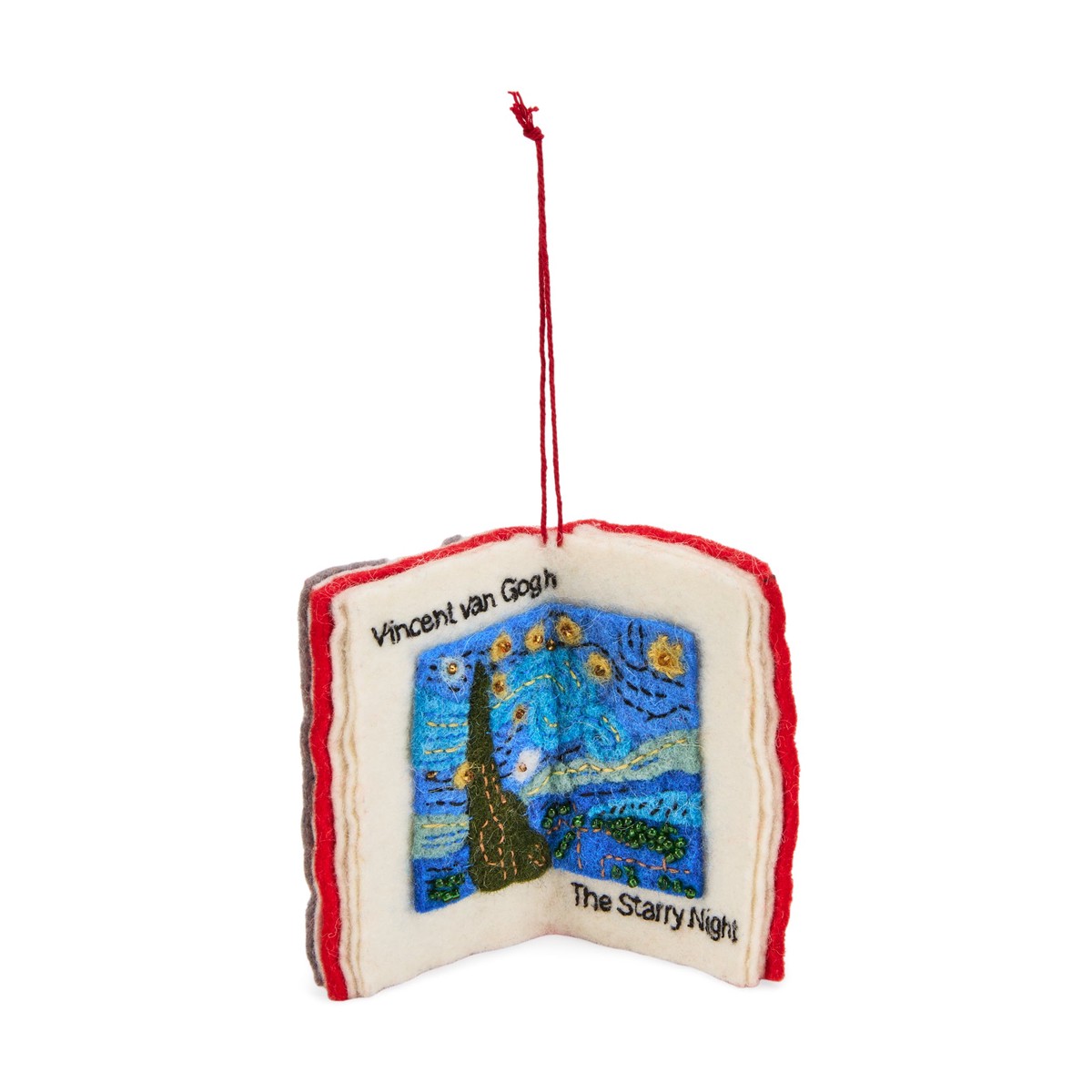 MoMA Highlights Book Felt Holiday Ornament