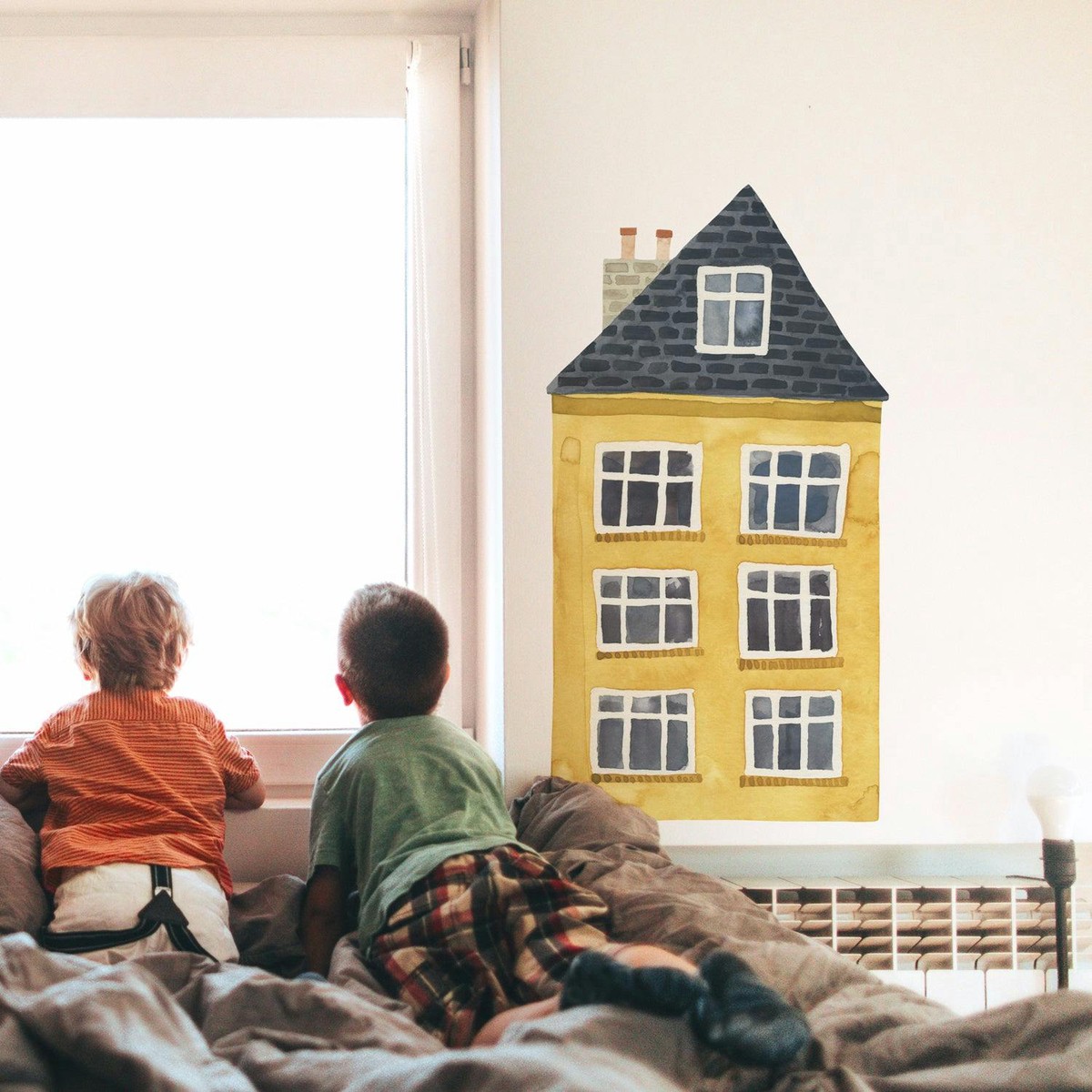 Mustard House  Peel-and-Stick Wall Decals