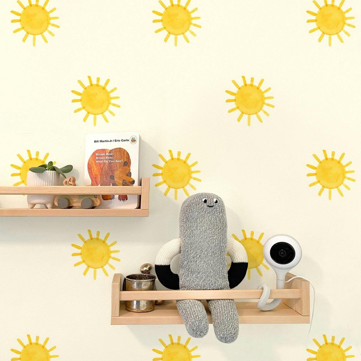 Watercolor Suns  Minis  Peel-and-Stick Wall Decals