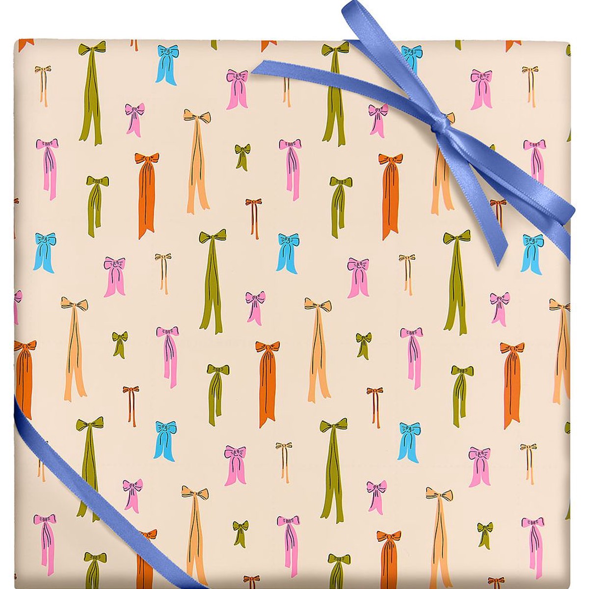 Bows Continuous Roll Wrap 10′