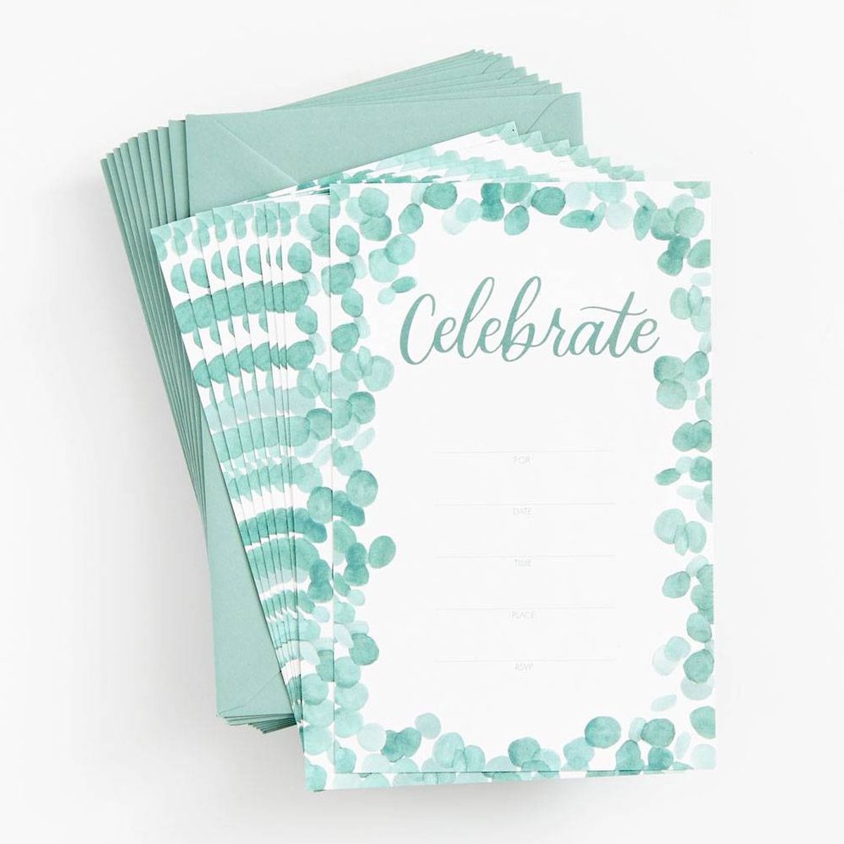 Eucalyptus Fill-In Invitations