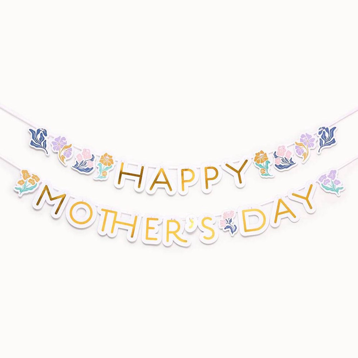 Floral Happy Mother’s Day Banner