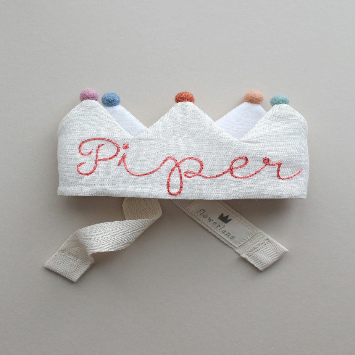 Ivory Custom Birthday Crown