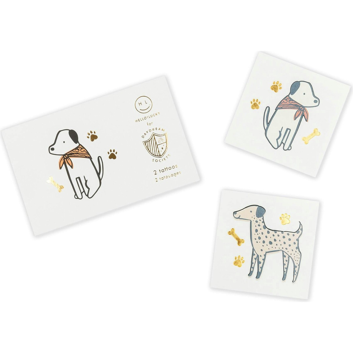Puppy Dog Temporary Tattoos