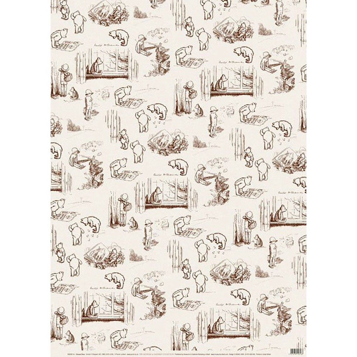 Edward Bear Flat Wrap