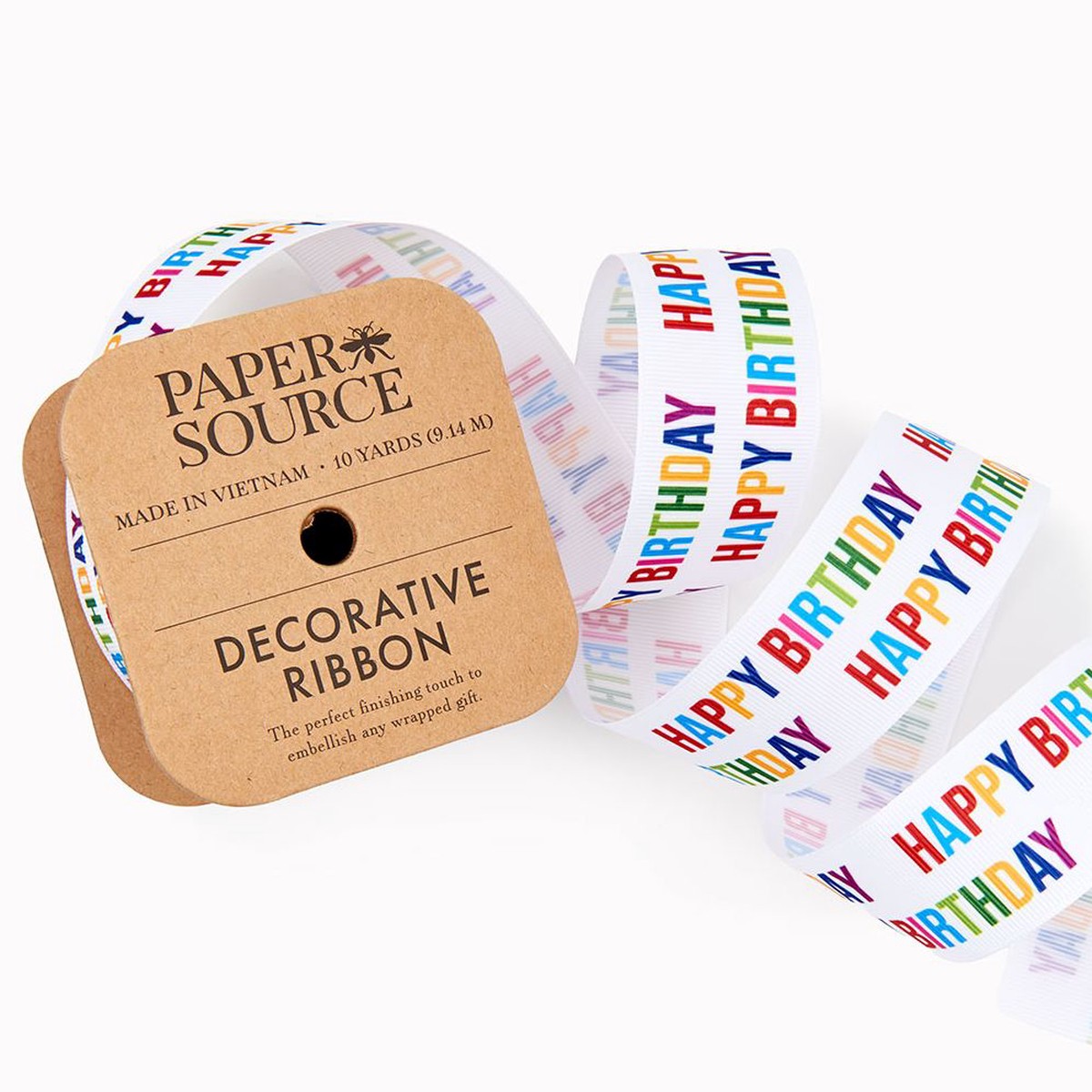 Happy Birthday Ribbon 1.5″ 10YD