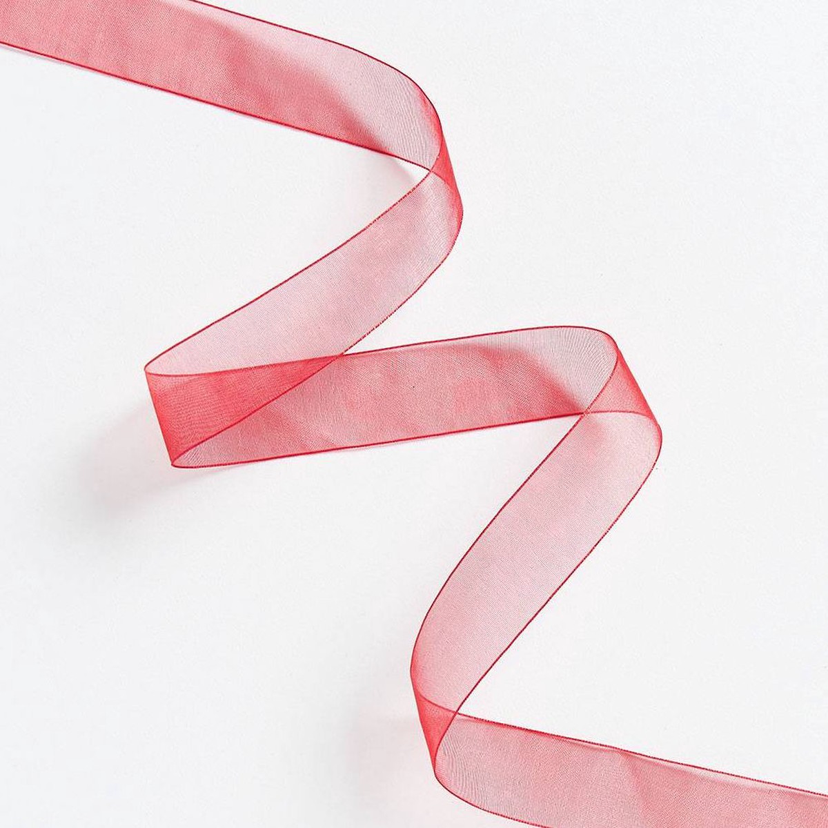 Organdy Red Ribbon 1″ 15YD