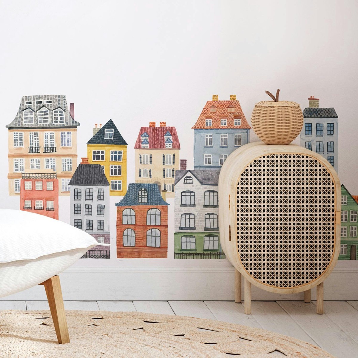Village Kit  Small  Peel-and-Stick Wall Decals