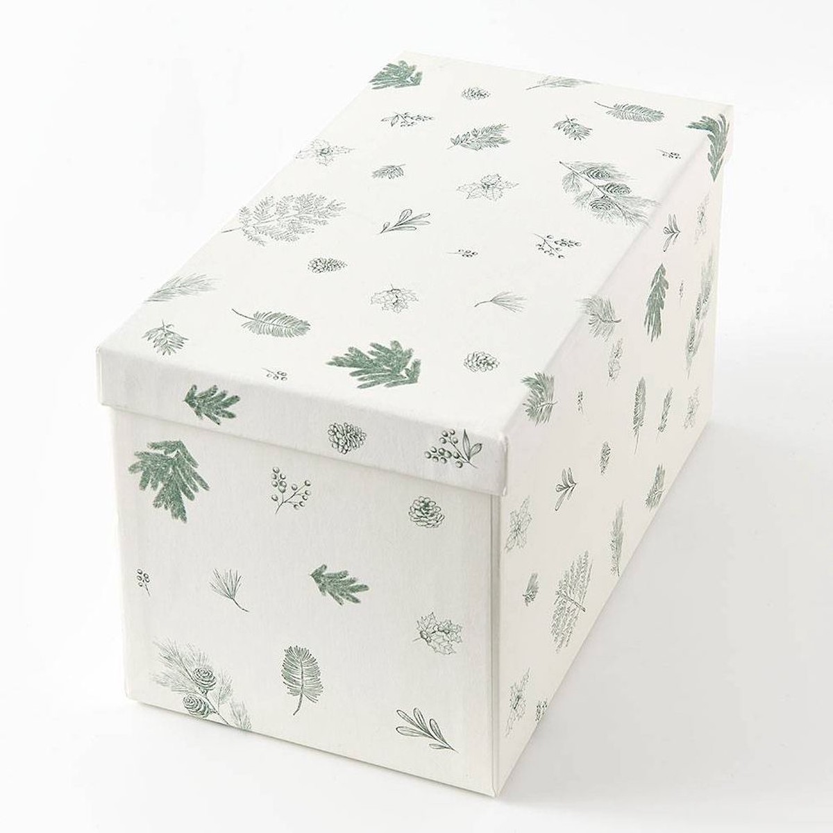 XL Delicate Greenery Gift Box 11.5×6.5×6.5