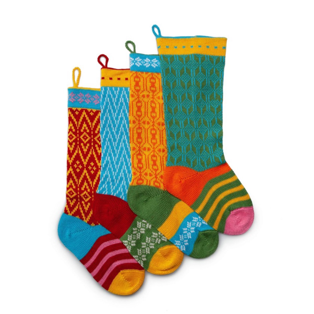 Colorful Knit Stockings