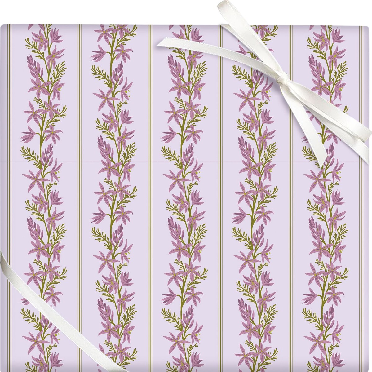 Lavender Stripe Roll Wrap