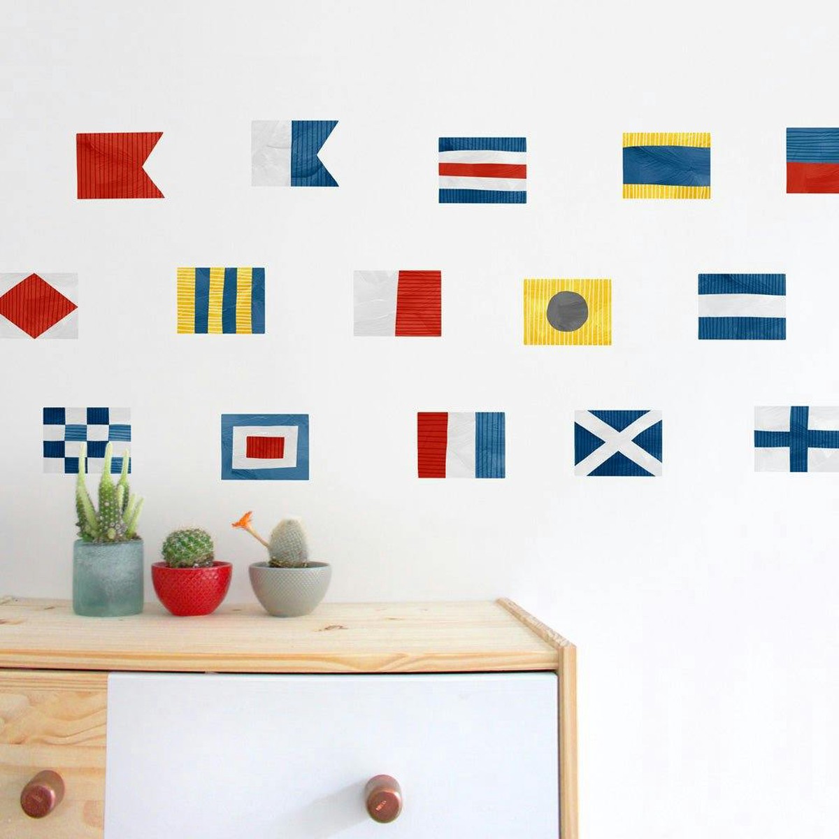 Nautical Flags  Peel-and-Stick Wall Decals