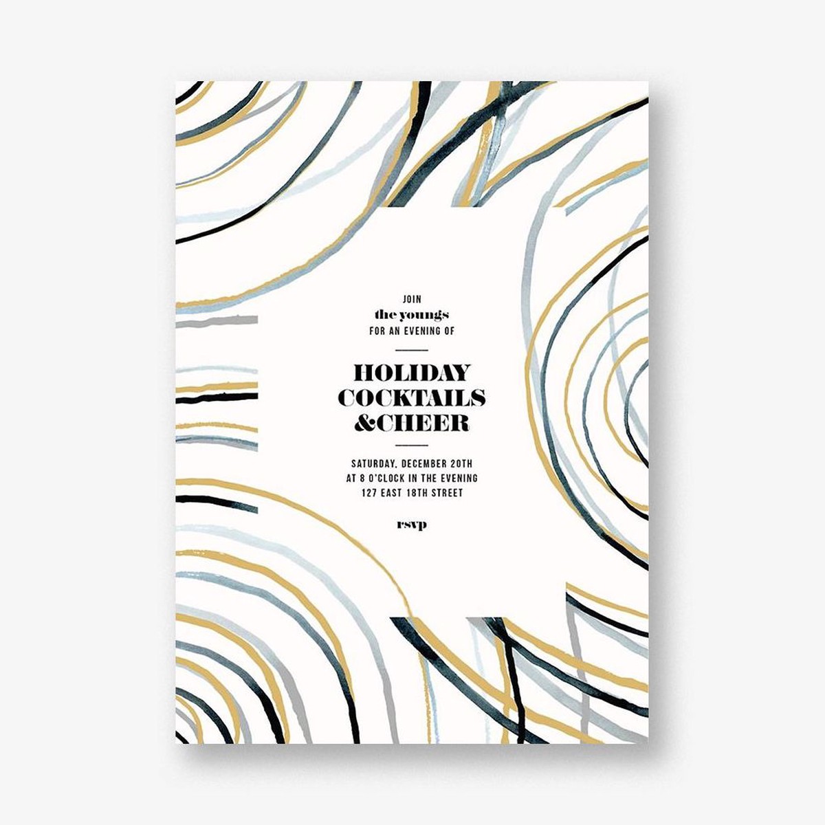 Nebula Holiday Party Invitation