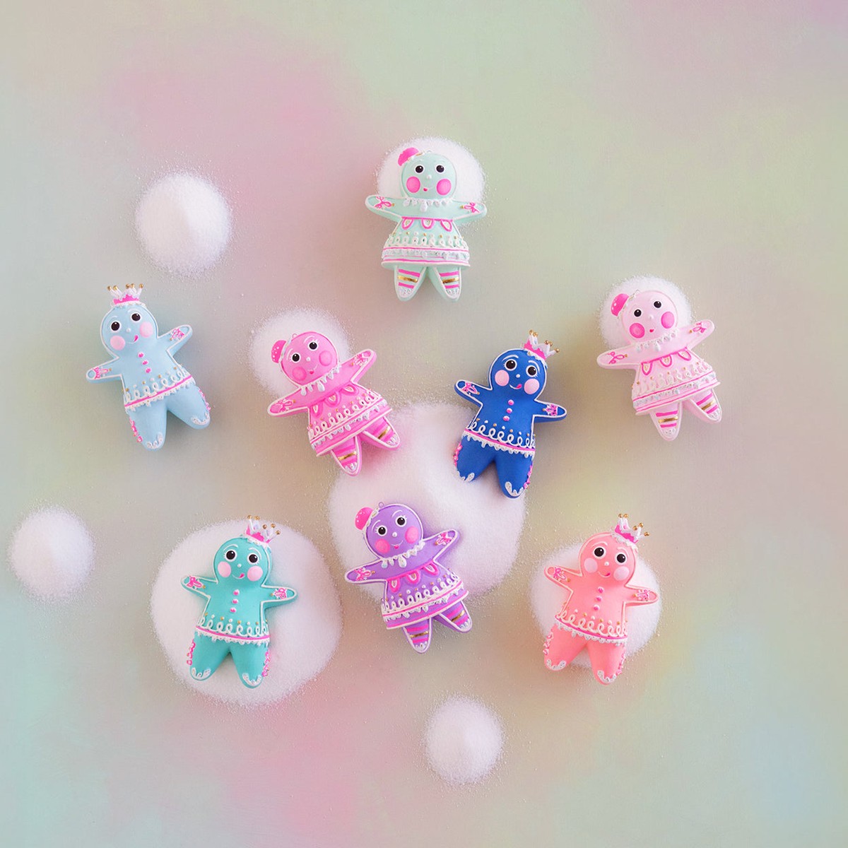 The Gingers Ornaments (Pastels)