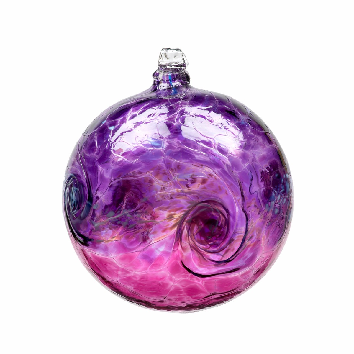 Glass Ornament: Van Glow (Purple & Pink)