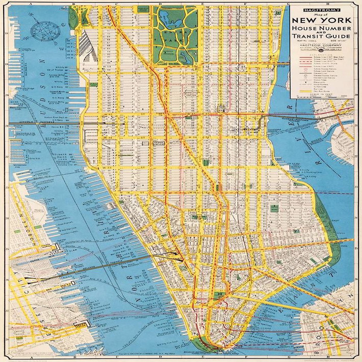 New York Transit Guide Flat Wrap