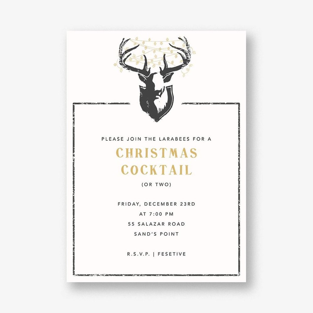 Antler Tangle Invitation