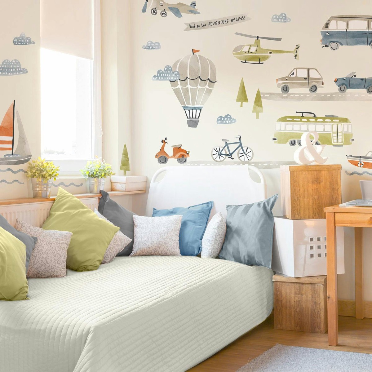 Away We Go Kit  Large  Peel-and-Stick Wall Decals