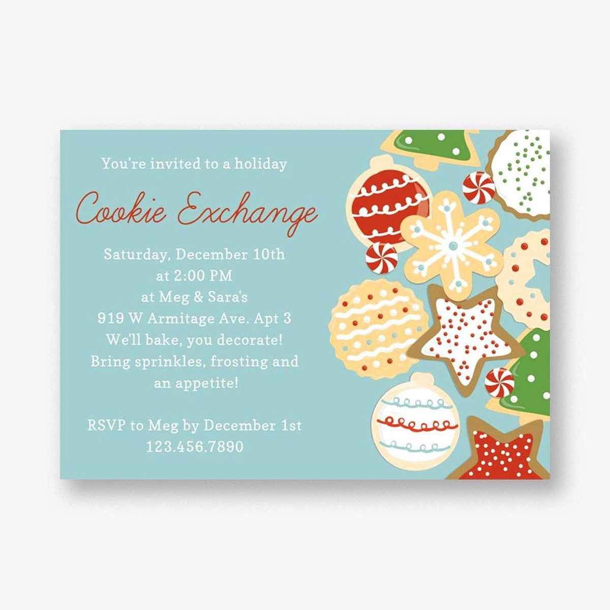 Cookie Exchange Invitation
