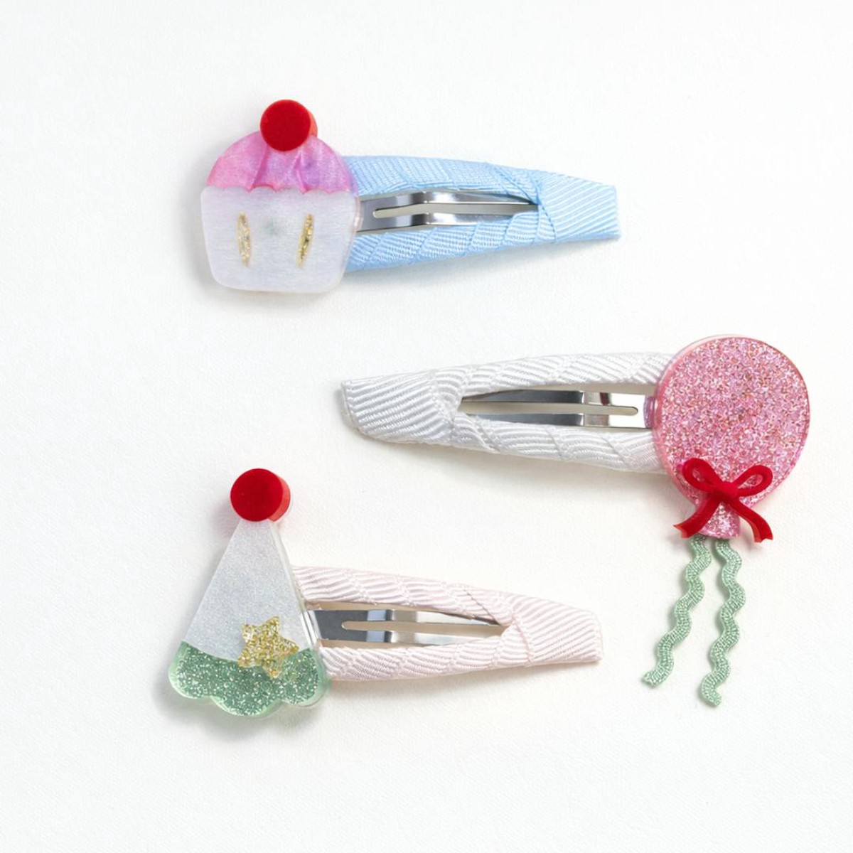 Cupcake Party Snap Clips