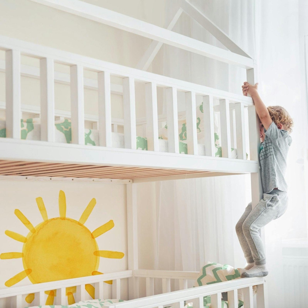 Watercolor Sun  Large  Peel-and-Stick Wall Decals