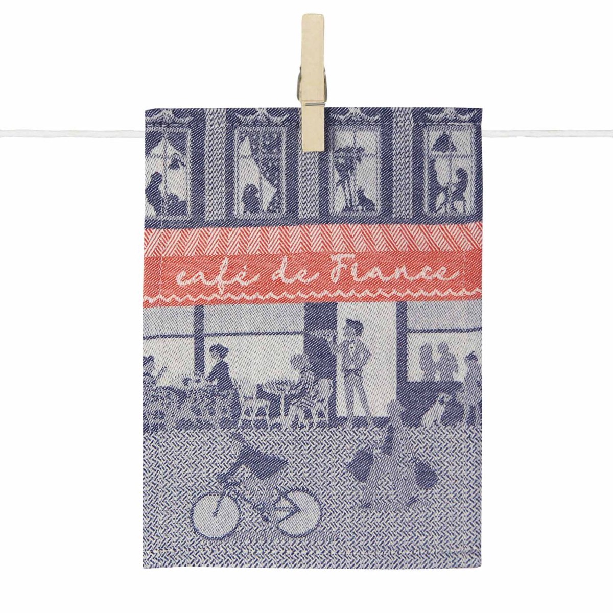 Gift Set of Six French Cocktail Napkins (Paris)