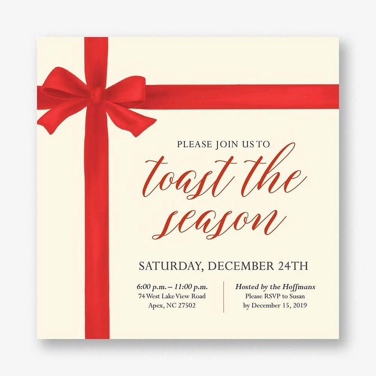 Gift Square Party Invitation