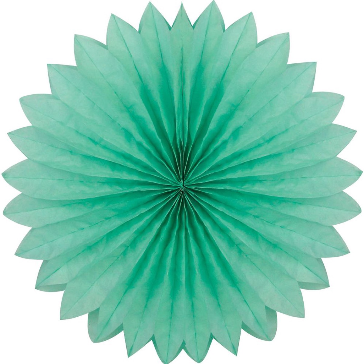 Plain fan, 40cm, Mint