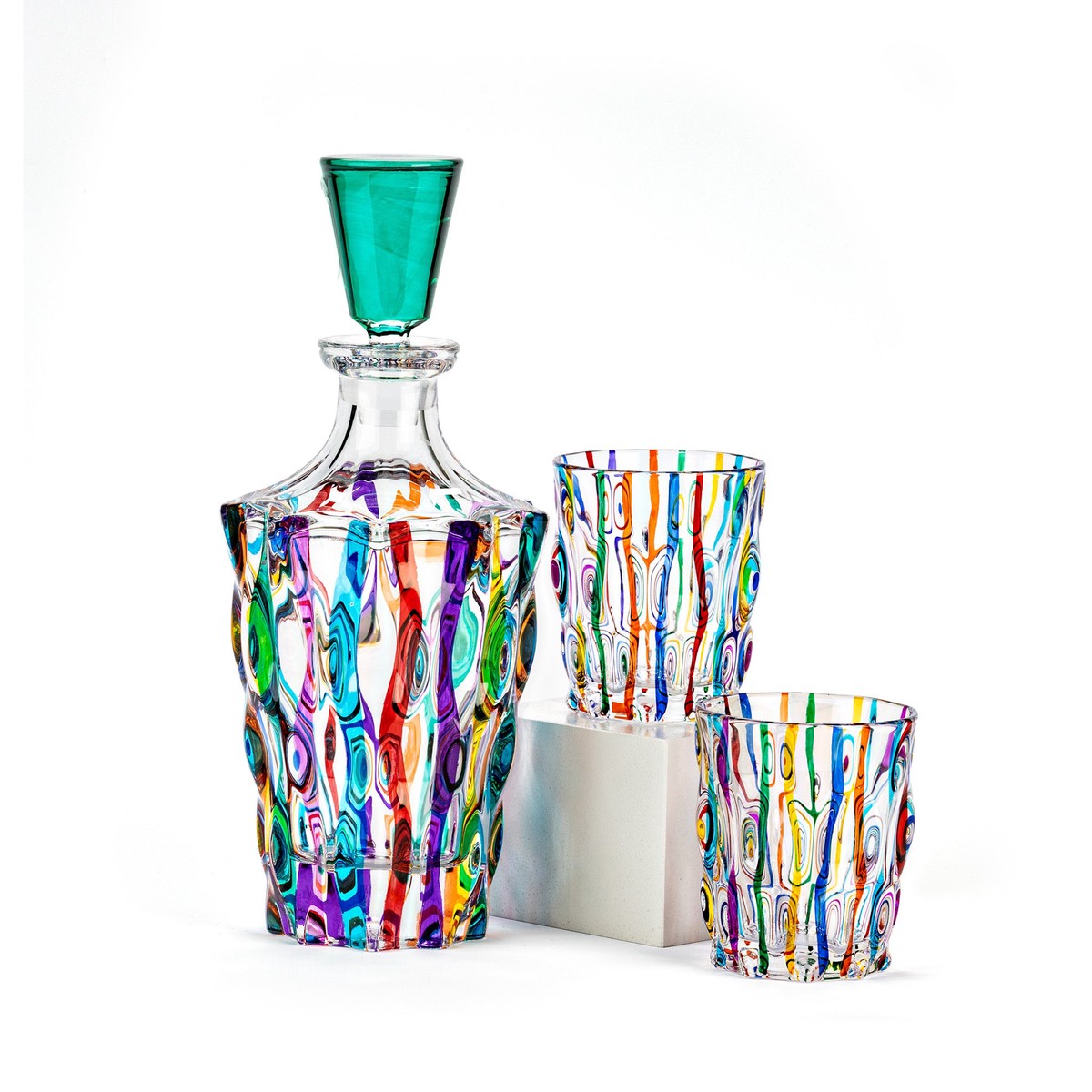 Ribbon Samba Crystal Decanter