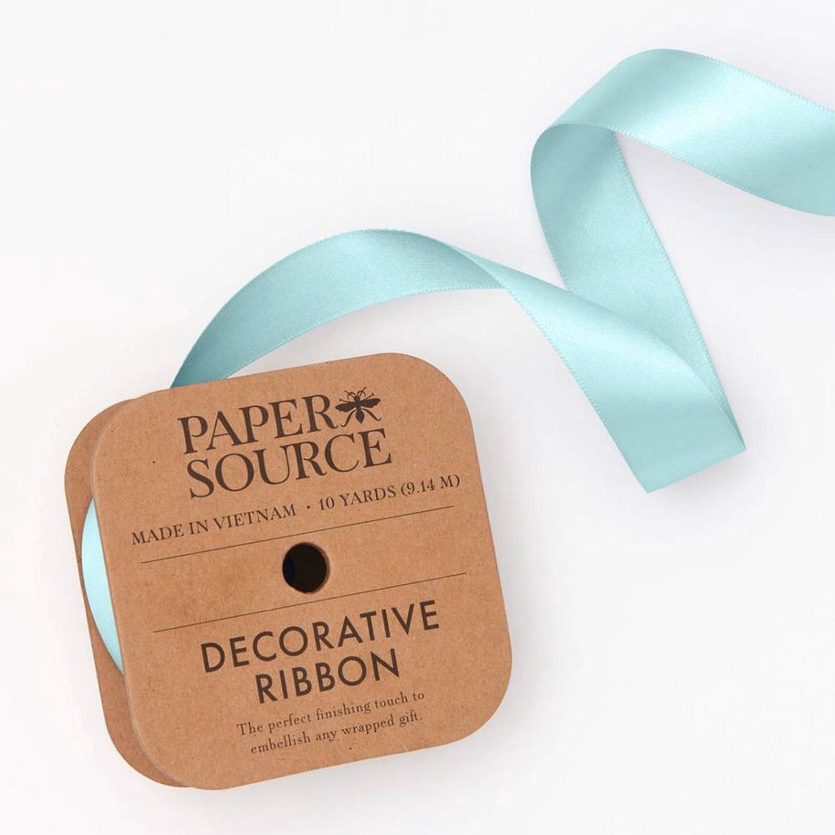 Satin Light Blue Ribbon 1″ 10YD