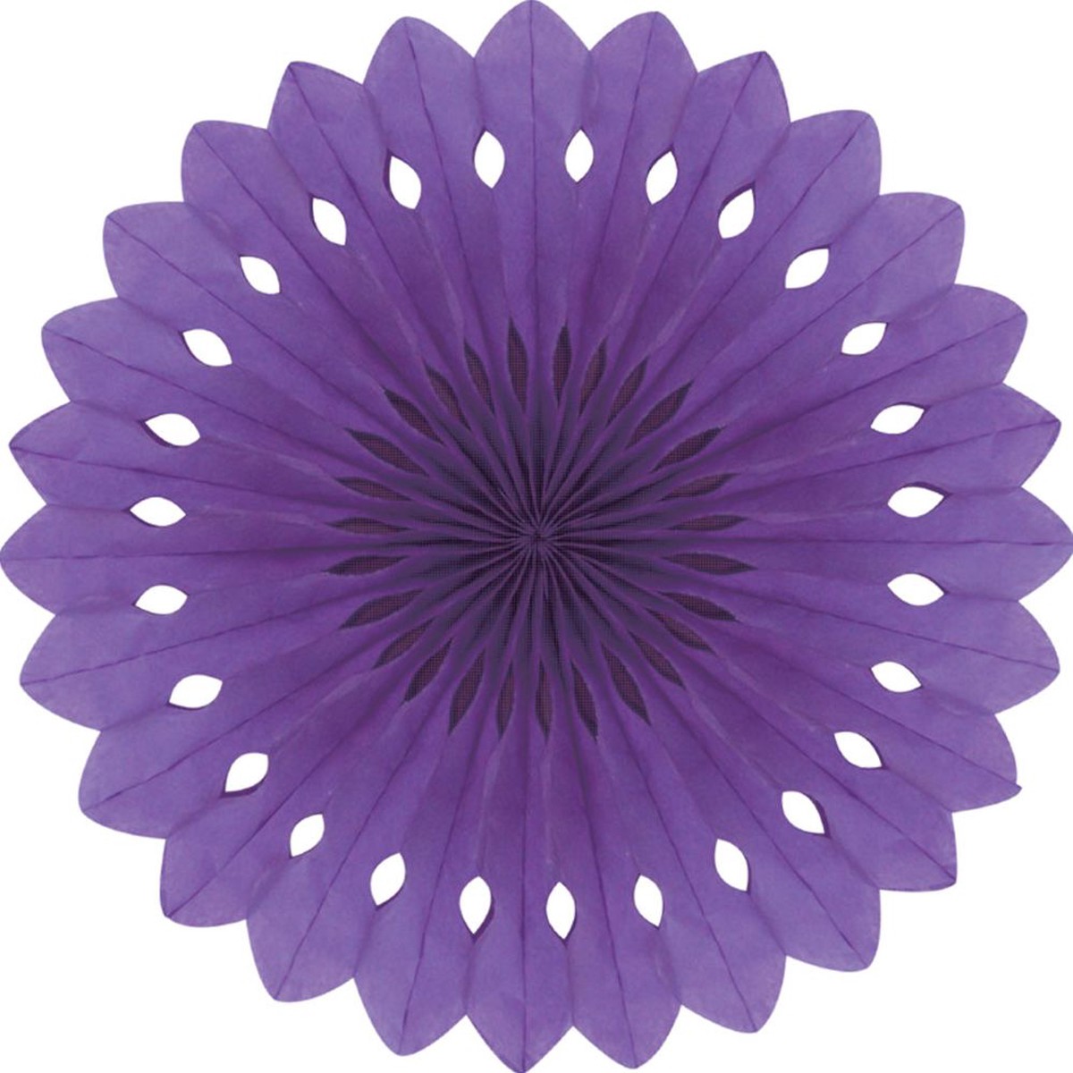 Detailed fan, 30cm, Purple