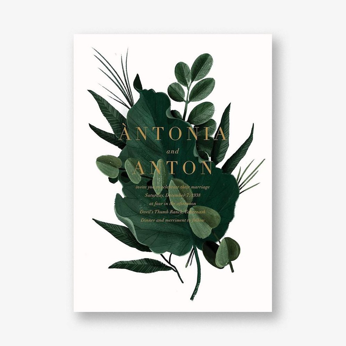 Herrgarde Wedding Invitation