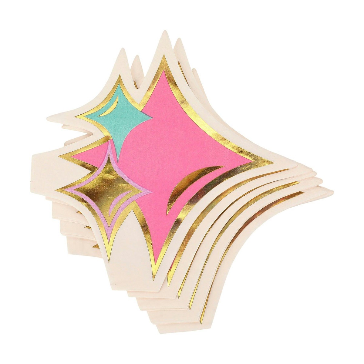 Just Sparkle Diecut Dessert Napkin Set