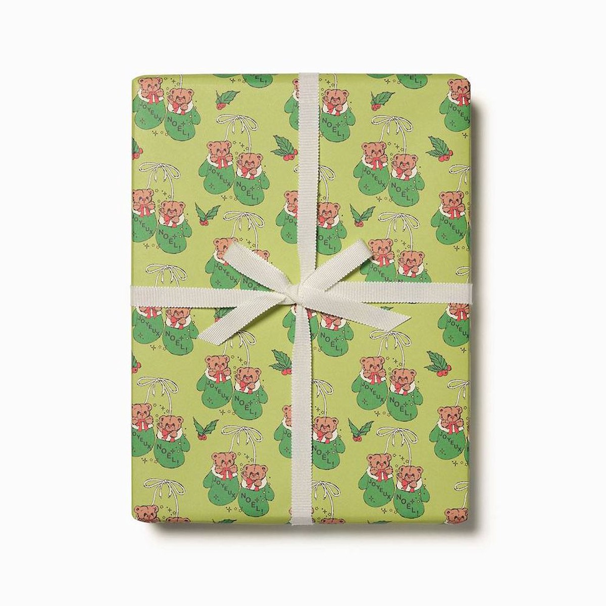 Mitten Bears Flat Wrap