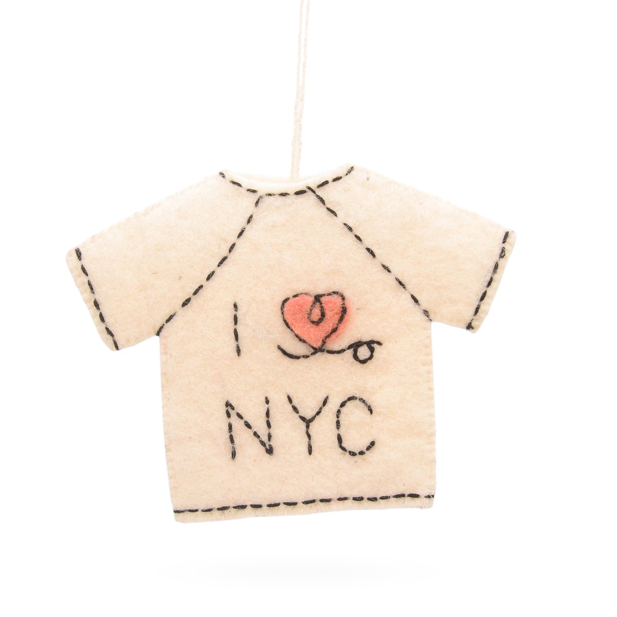 NYC Felt Ornament – I Heart NY Tee