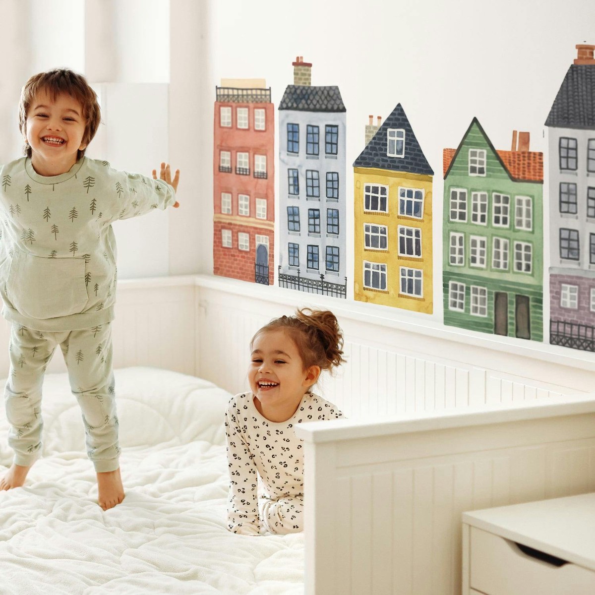 Village Kit  Large  Peel-and-Stick Wall Decals