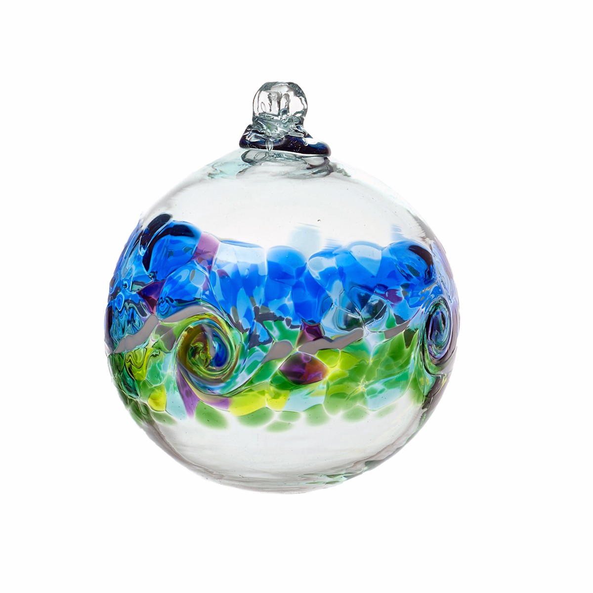 Large Color Wave Orb: Ocean Breeze