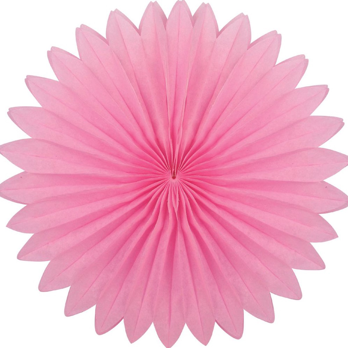 Plain fan, 40cm, Light Pink
