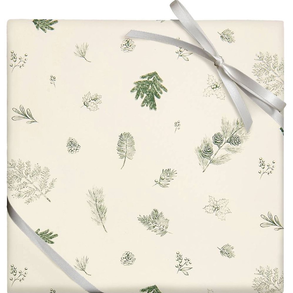 Delicate Greenery Continuous Roll Wrap