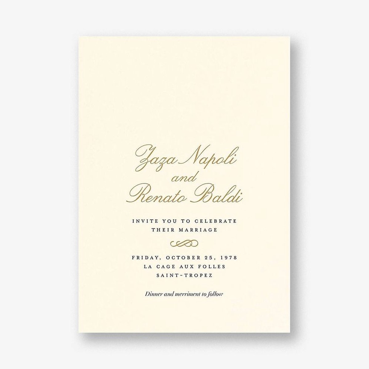 Natural Love Wedding Invitation