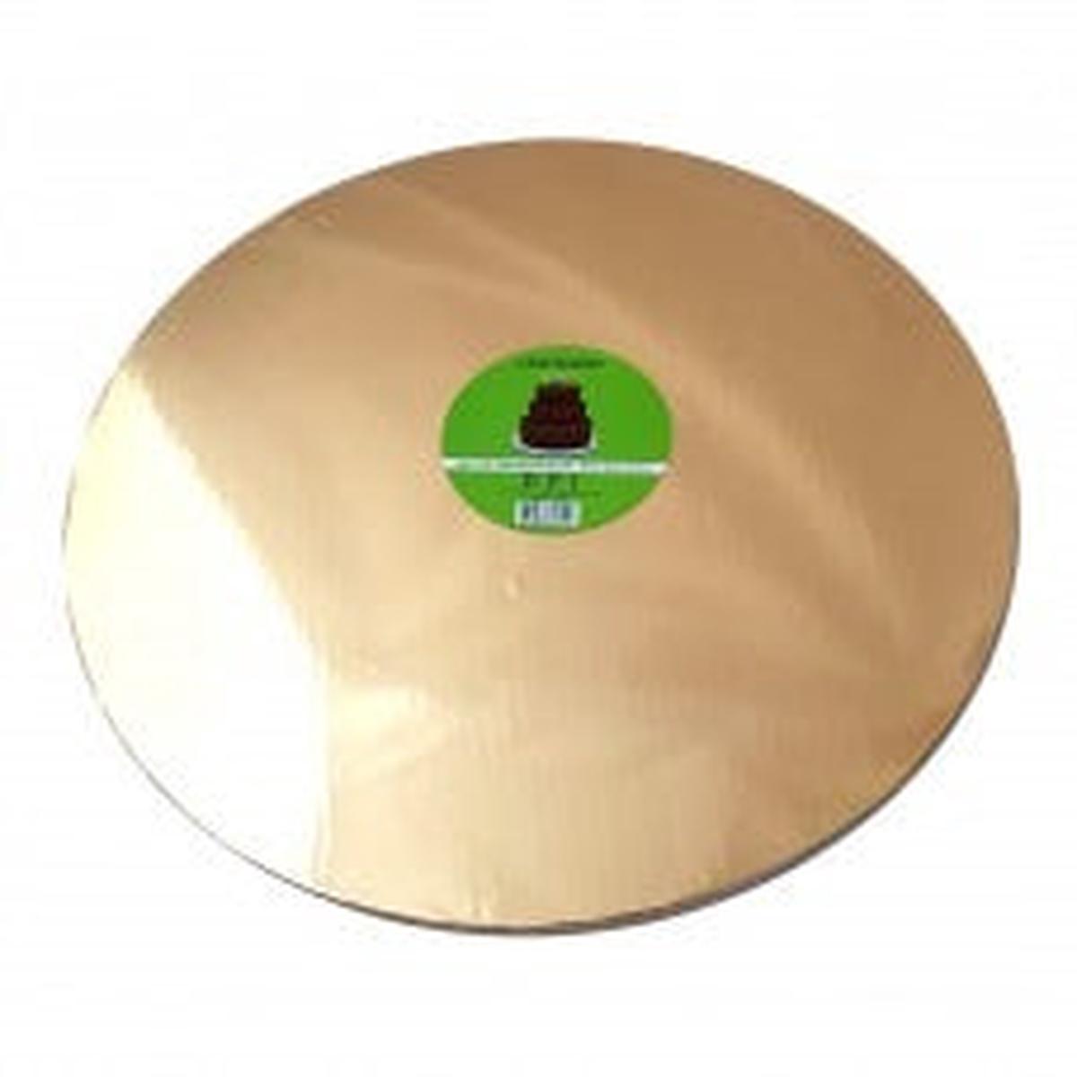 Cake Board Round - Gold Foil 40cm 12mm