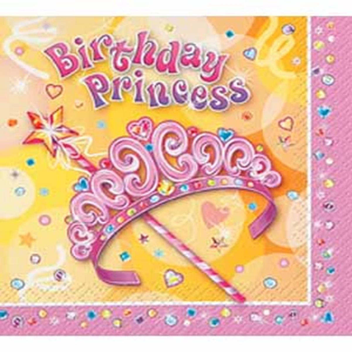 Pretty Princess Napkin (S) 16ct