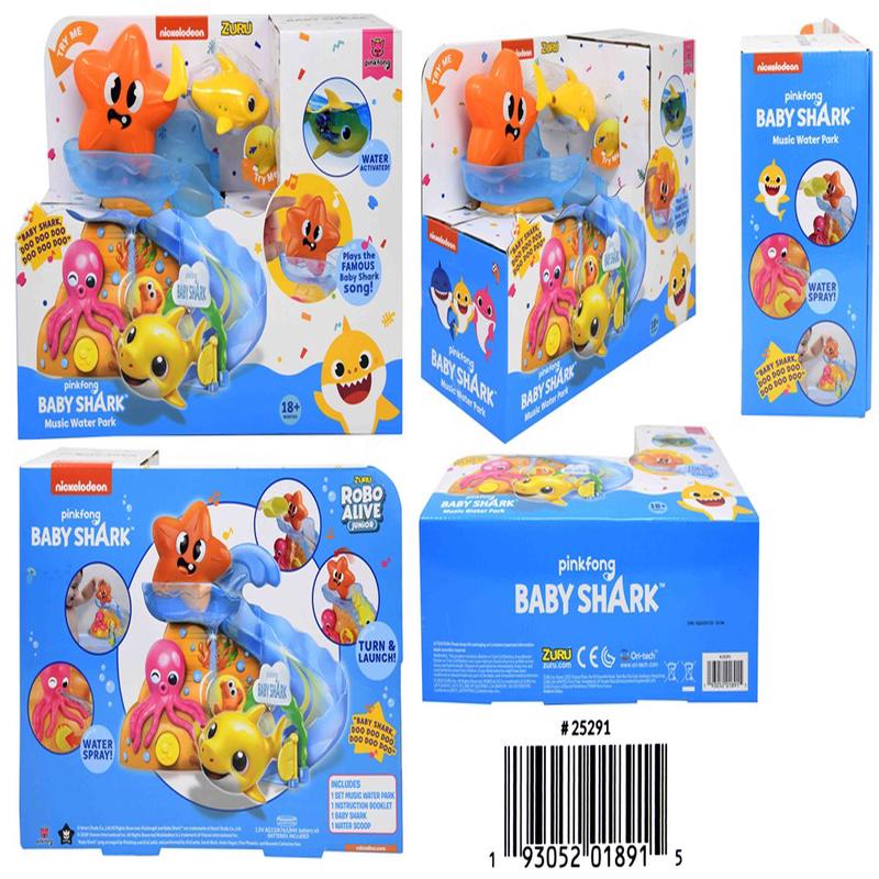 Zuru Robo Alive Junior Robotic Baby Shark Series 2- Water Playset
