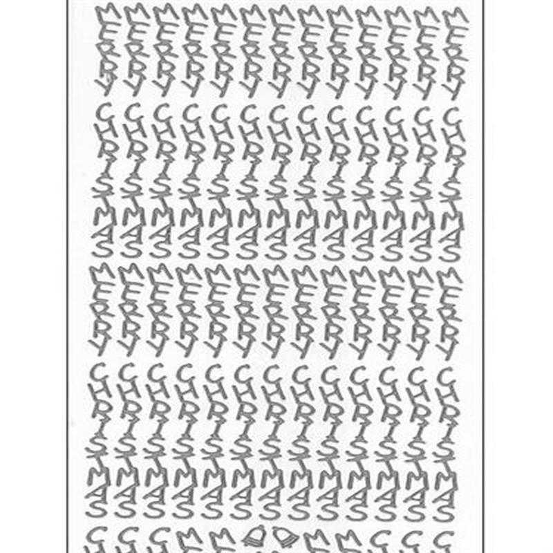 Deco Stickers - Vertical Merry Christmas