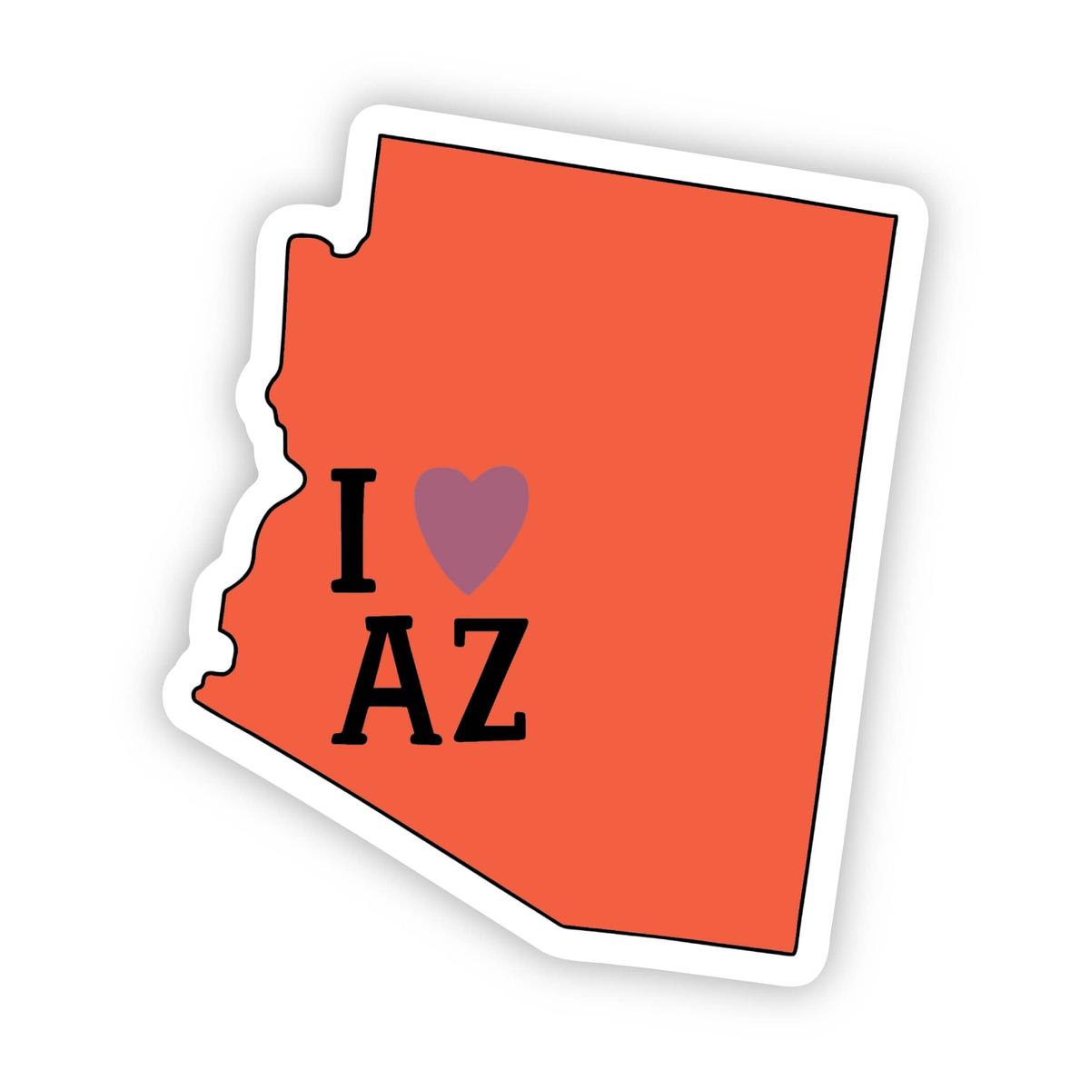"I Love Arizona" Sticker