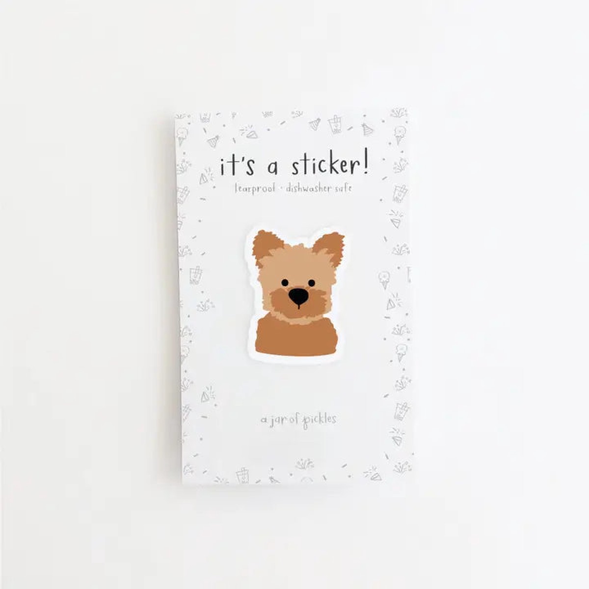 YORKSHIRE TERRIER STICKER